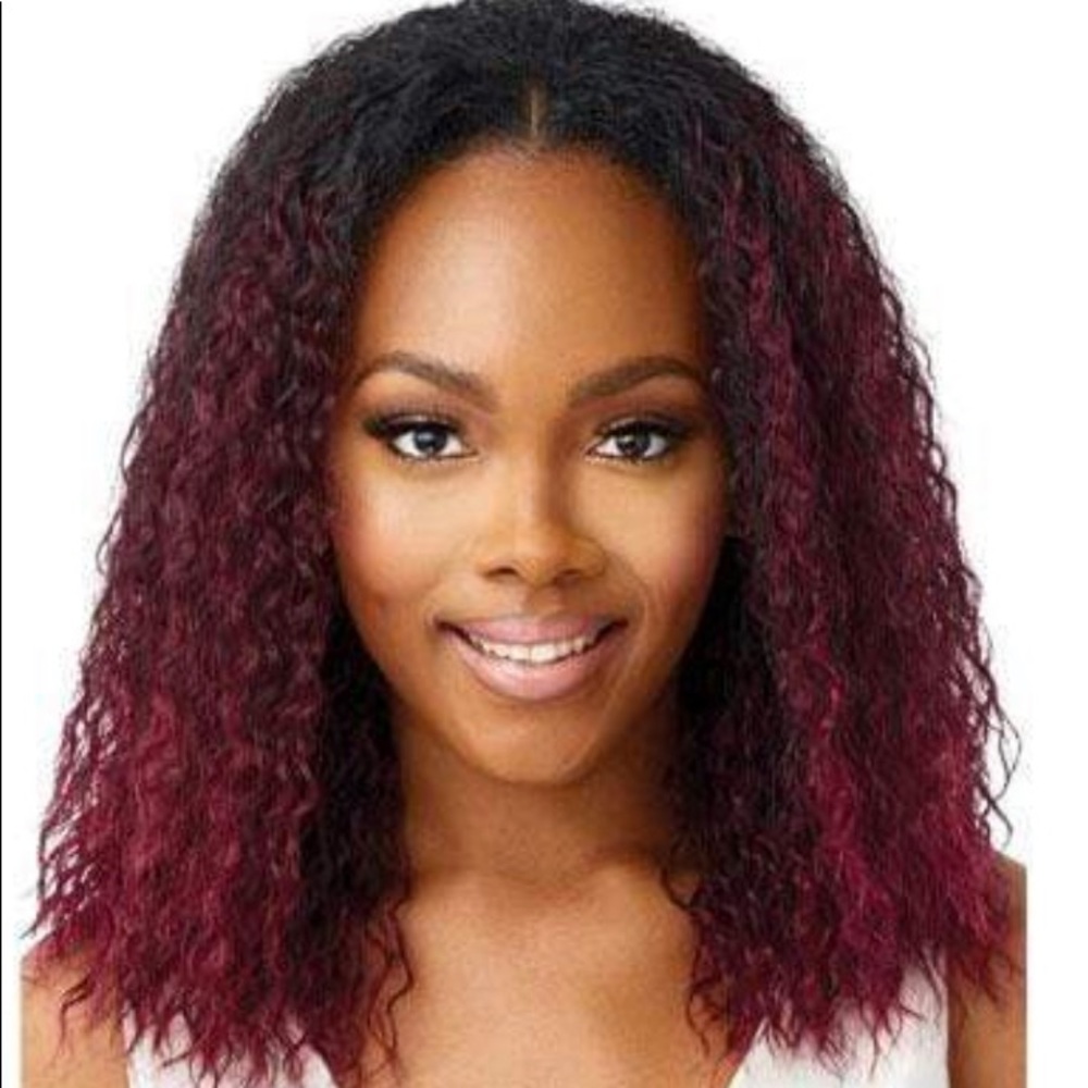 New Never Worn Outre Wet & Wavy Style Synthetic Half Wig 16”